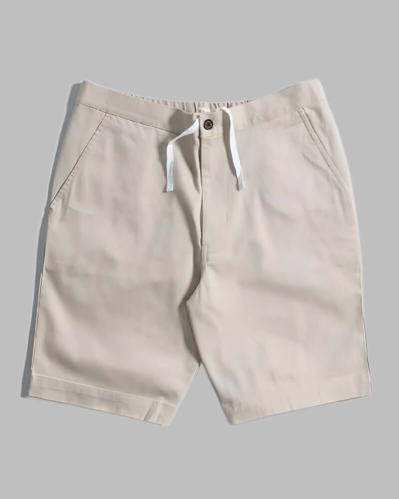 Mens twill clearance drawstring shorts