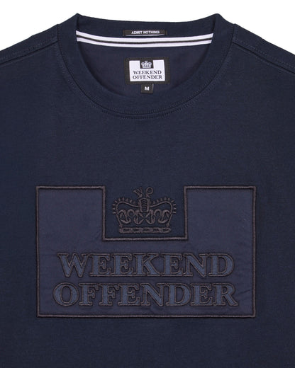 Weekend Offender ASTORIA T Shirt Navy