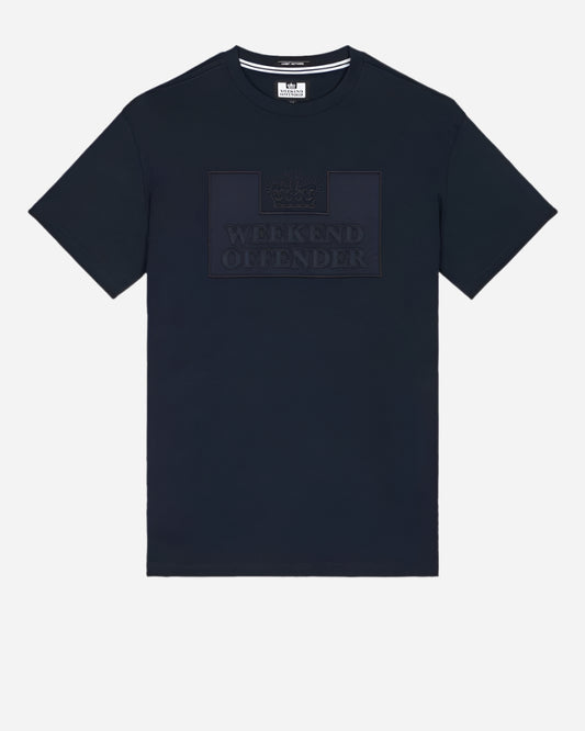 Weekend Offender ASTORIA T Shirt Navy