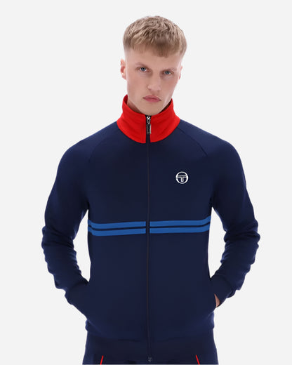 Sergio Tacchini DALLAS Track Top Maritime Blue/Adrenaline Rush/Nautical Blue