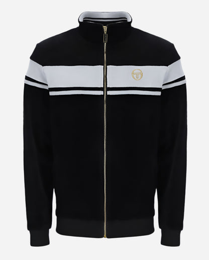 Sergio Tacchini DAMARINDO Velour Track Top Black