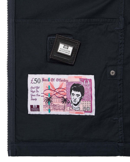 Weekend Offender GRANITEVILLE Utility Overshirt Navy