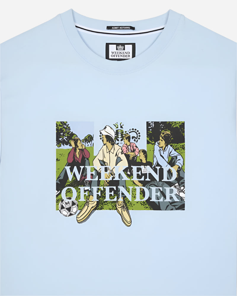 Weekend Offender HYMNS T Shirt Ocean Wave