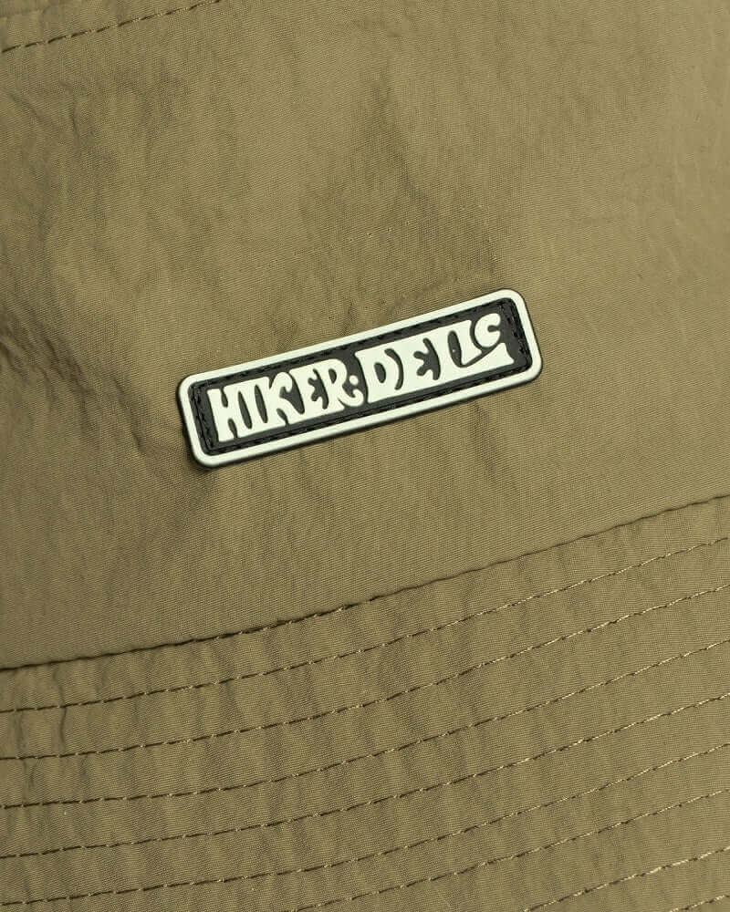 Hikerdelic Glow In The Dark Bucket Hat Khaki Hikerdelic