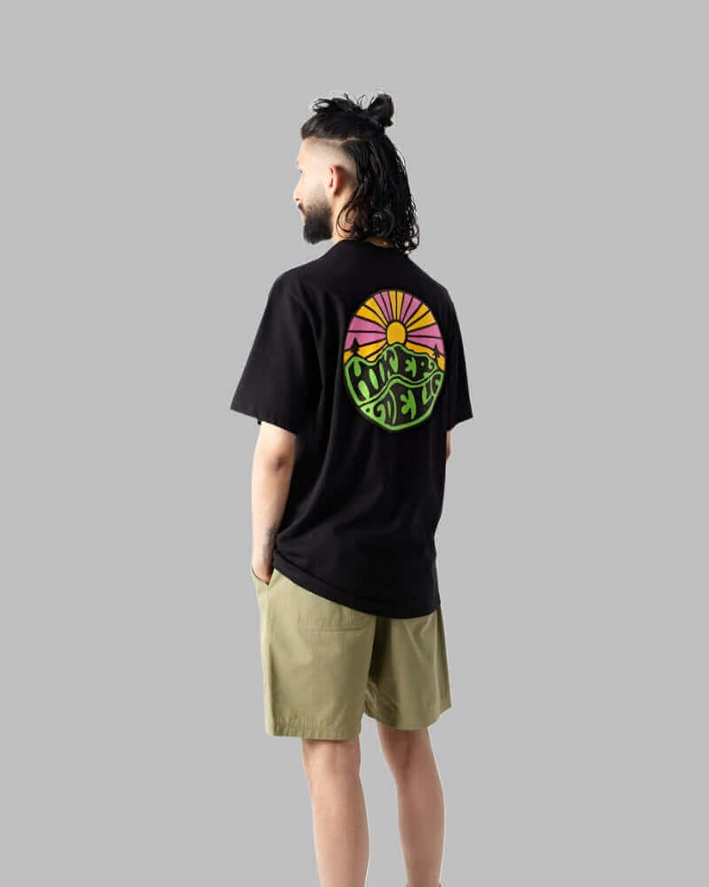 Hikerdelic Original Logo T Shirt Black Hikerdelic