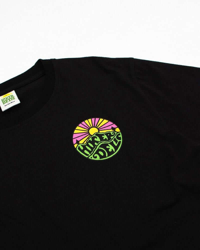 Hikerdelic Original Logo T Shirt Black Hikerdelic