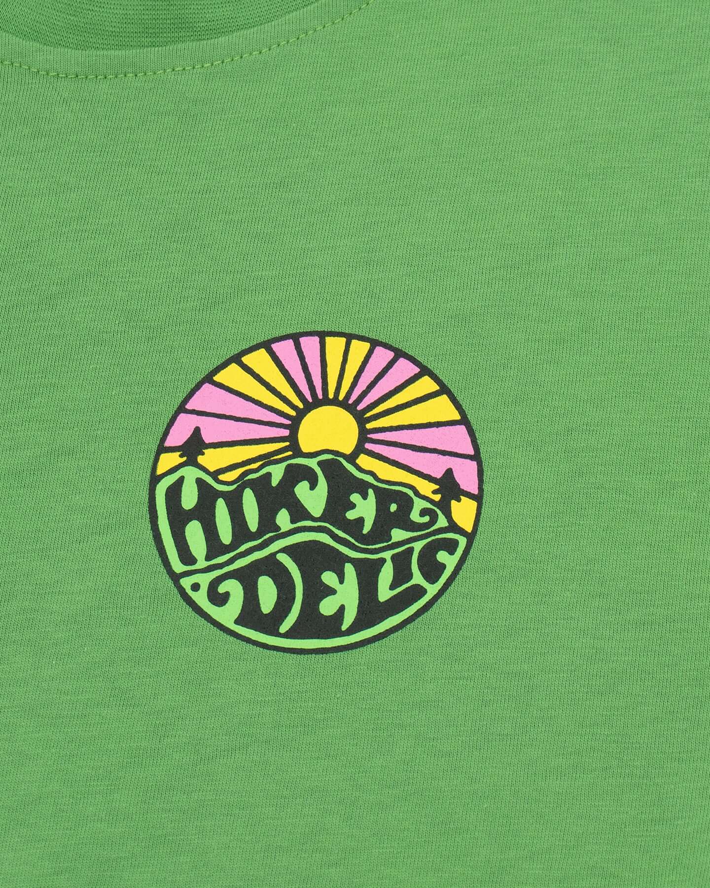 Hikerdelic Original Logo T Shirt Fern