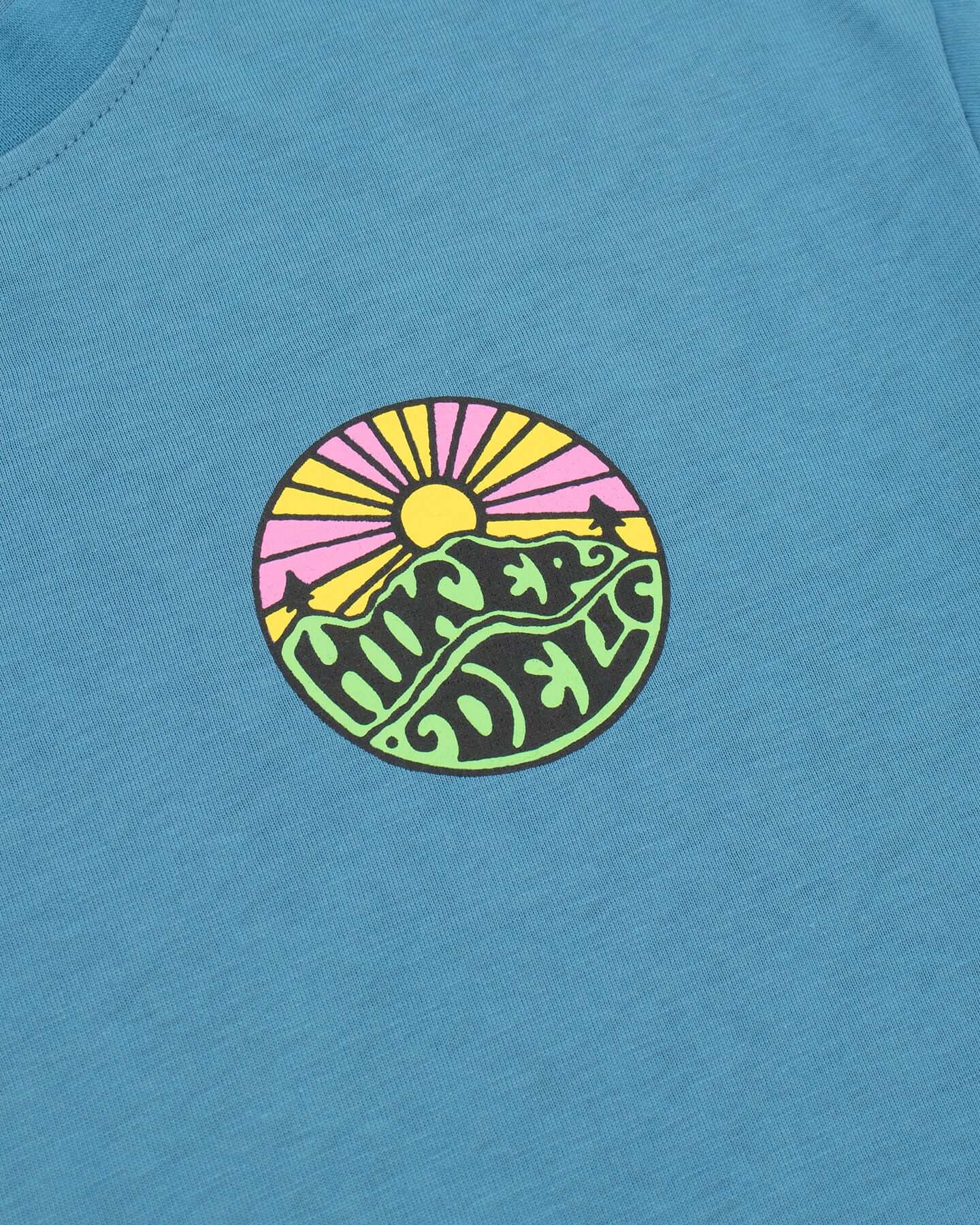 Hikerdelic Original Logo T Shirt Hibiscus