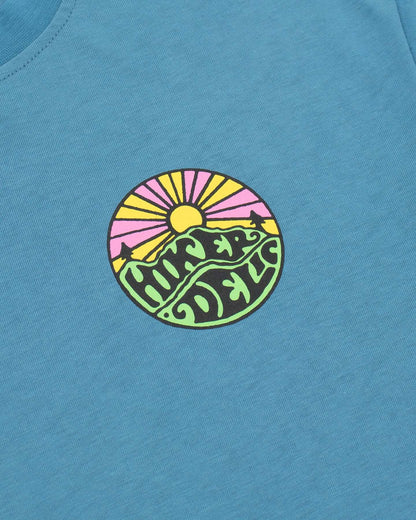 Hikerdelic Original Logo T Shirt Hibiscus