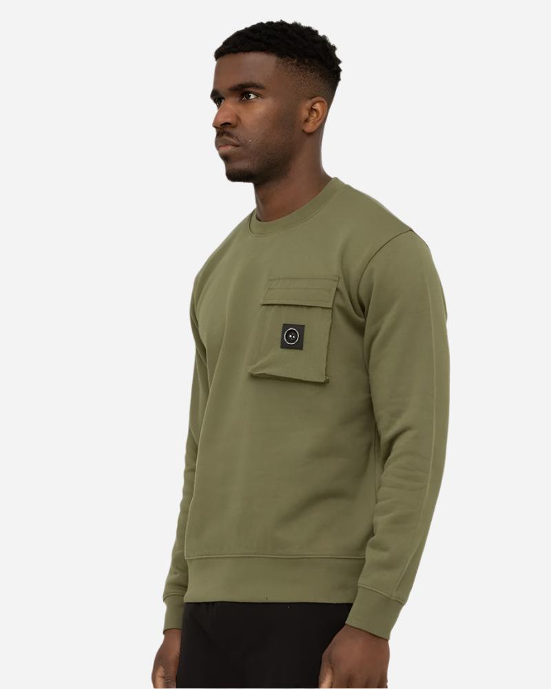 Marshall Artist NEVADO Crew Sweat Khaki | Casual Style