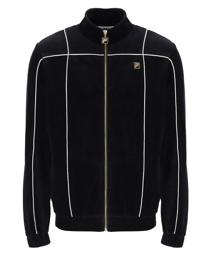 Fila NICHOLS Velour Track Top Black