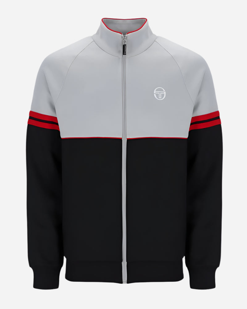 Sergio Tacchini ORION Track Top High Rise/Black/Adrenaline Rush