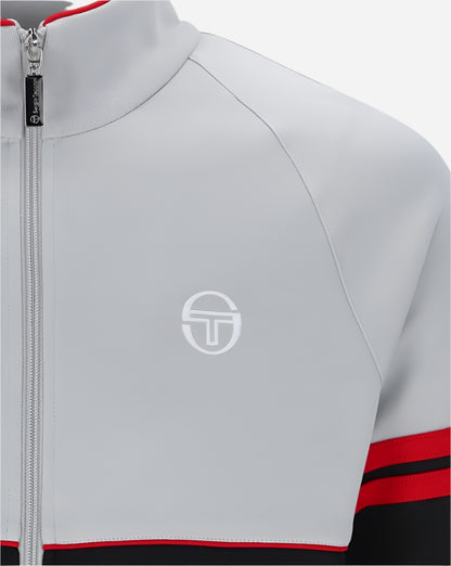 Sergio Tacchini ORION Track Top High Rise/Black/Adrenaline Rush