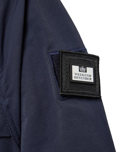 Weekend Offender WYNWOOD Quarter Zip Over-Top Navy