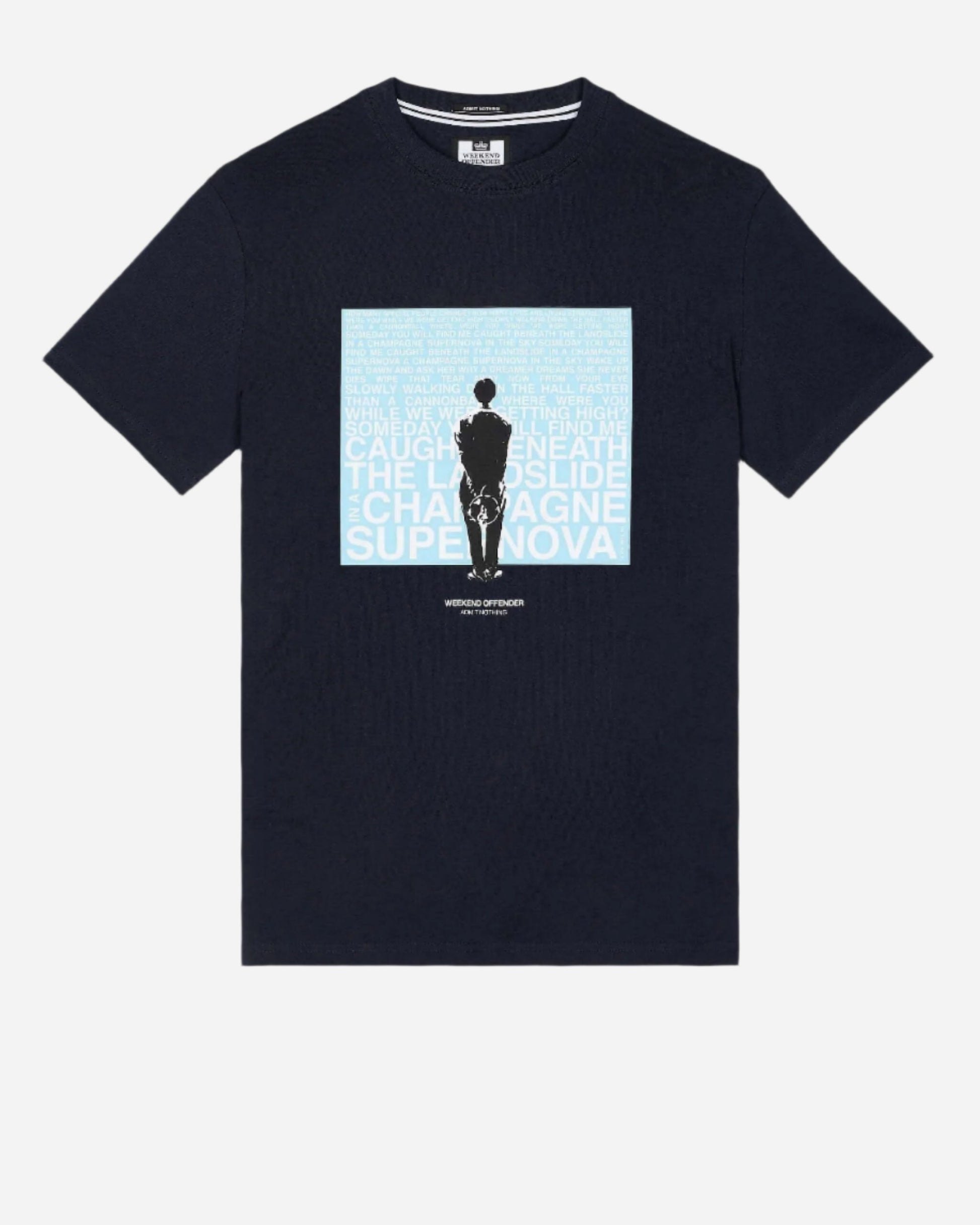 Weekend Offender SUPERNOVA T Shirt Navy