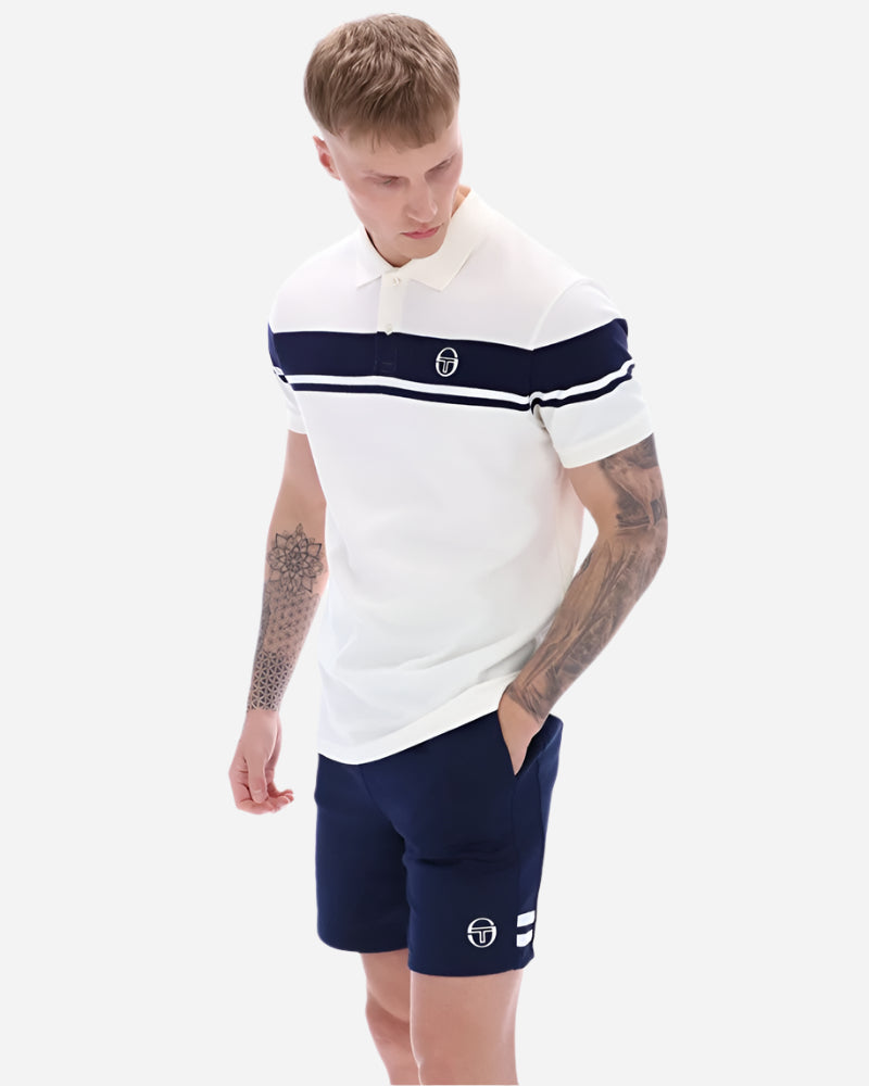 Sergio Tacchini YOUNG LINE Polo Gardenia/Maritime Blue