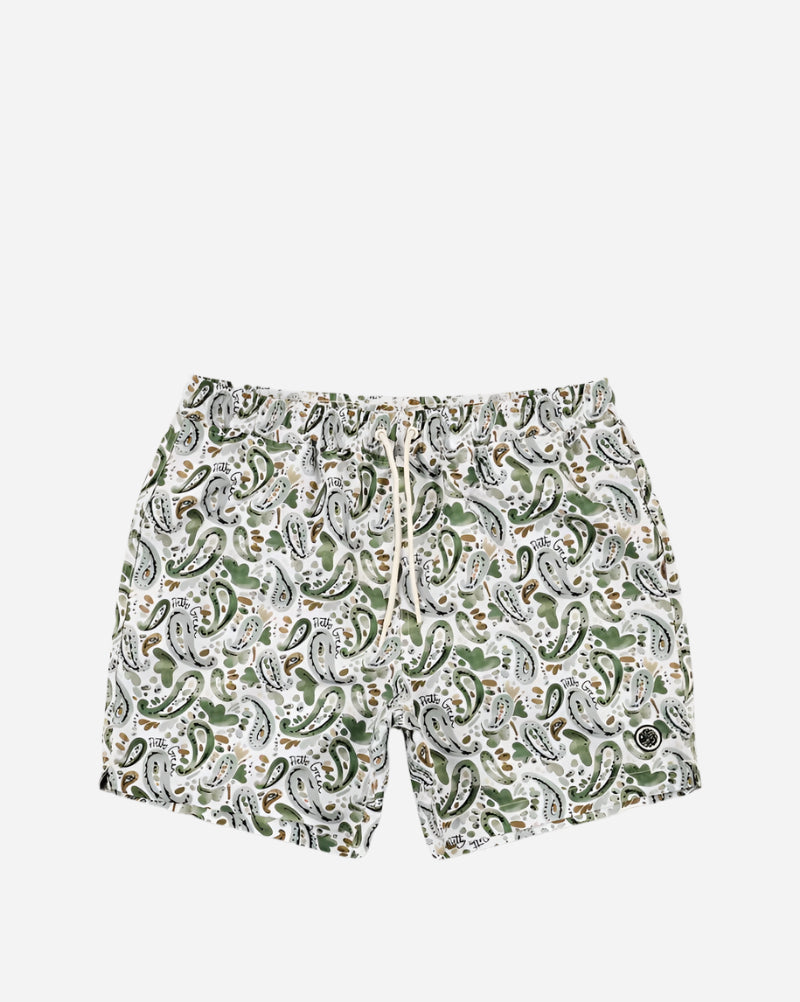 Pretty Green AQUARELLE Paisley Swim Shorts