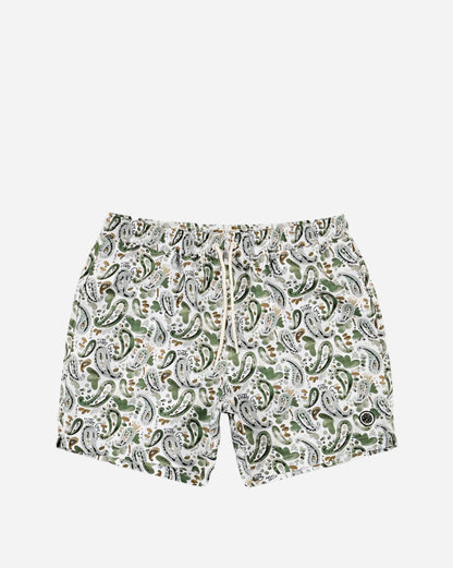 Pretty Green AQUARELLE Paisley Swim Shorts