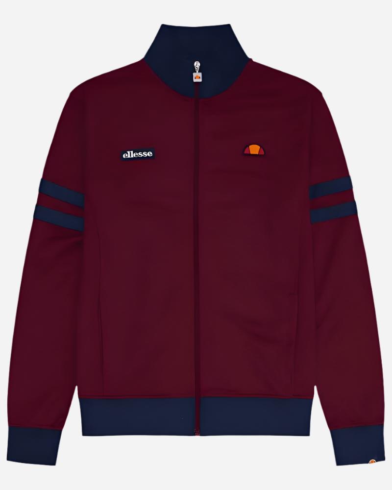 Ellesse ROMA Track Top Burgundy