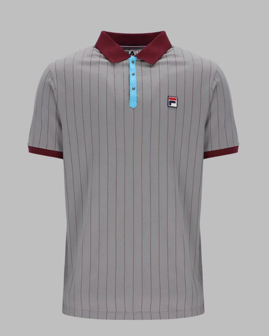 Fila Vintage BB! Polo Sharkskin/Windsor Wine/Cyan