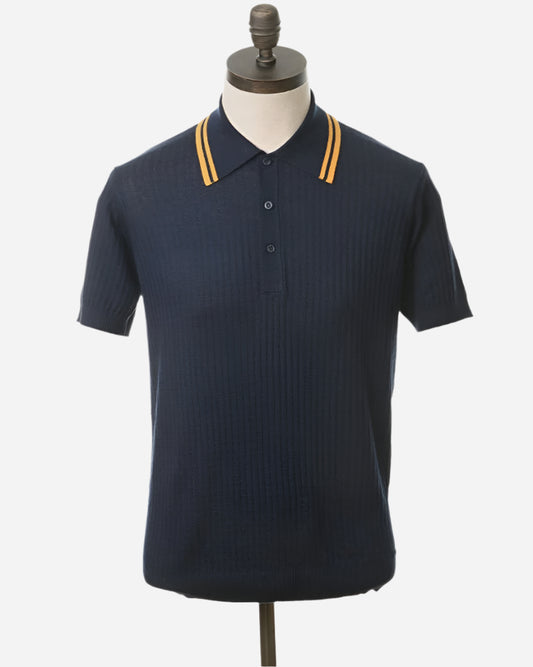 Art Gallery Clothing FREEMAN Polo Navy