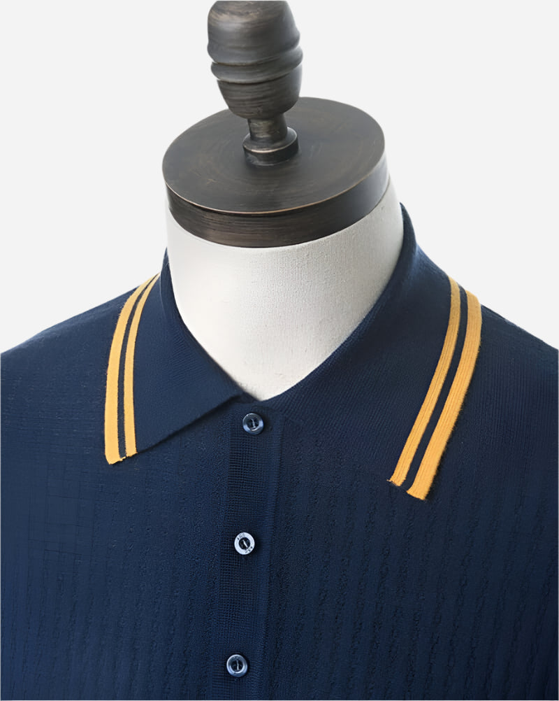 Art Gallery Clothing FREEMAN Polo Navy