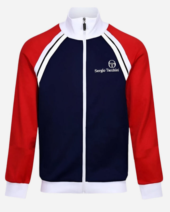 Sergio Tacchini GHIBLI Track Top Maritime Blue/Adrenaline Rush/White