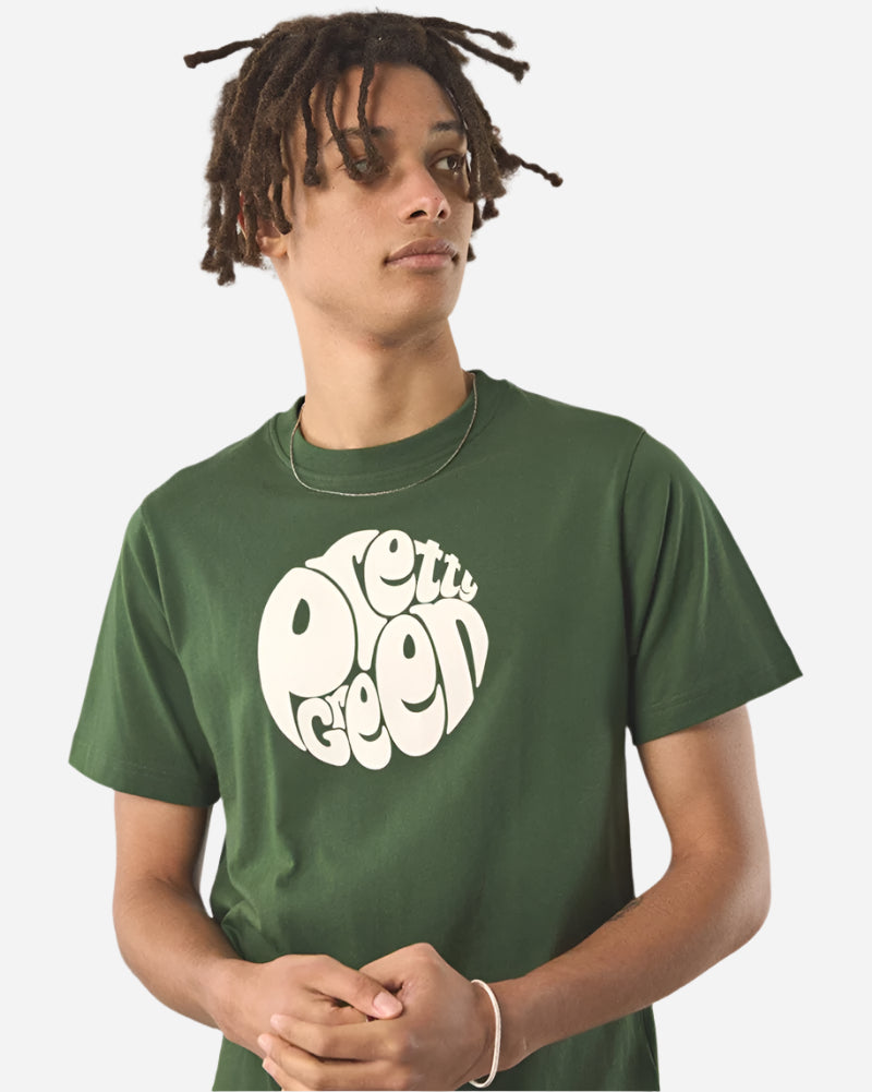 Pretty Green GILLESPIE T Shirt Forest Green