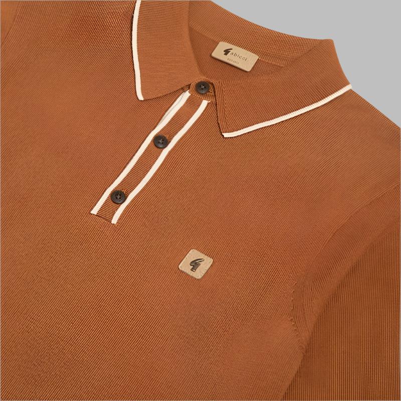 Gabicci Vintage LINEKER Polo Walnut