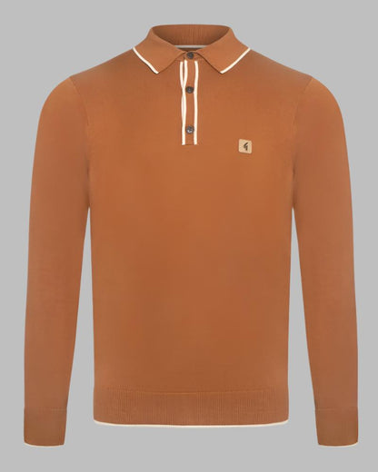 Gabicci Vintage LINEKER Polo Walnut