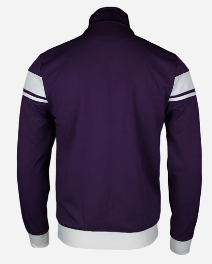 Sergio Tacchini Track Top NEW DAMARINDO in Blackberry/Gardenia