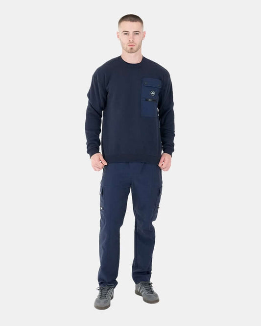 Peaceful Hooligan DAWSON Sweatshirt Navy