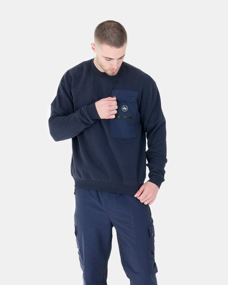 Peaceful Hooligan DAWSON Sweatshirt Navy