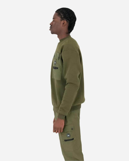 Peaceful Hooligan DAWSON Sweatshirt Olive