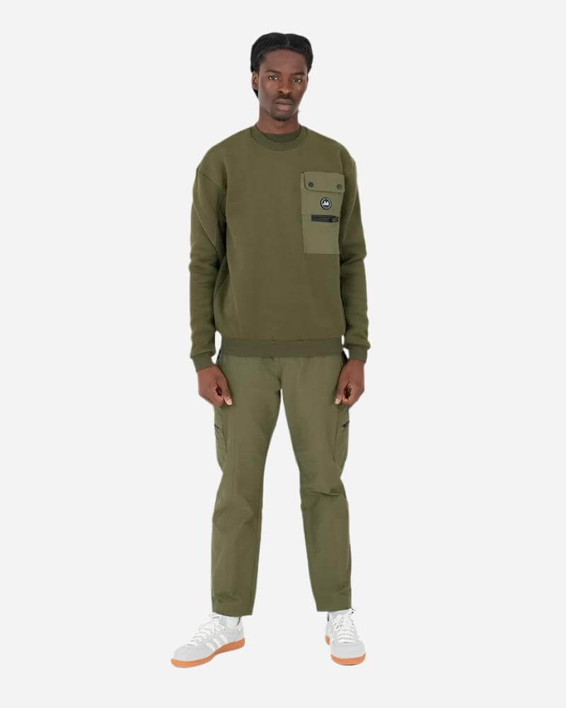 Peaceful Hooligan DAWSON Sweatshirt Olive