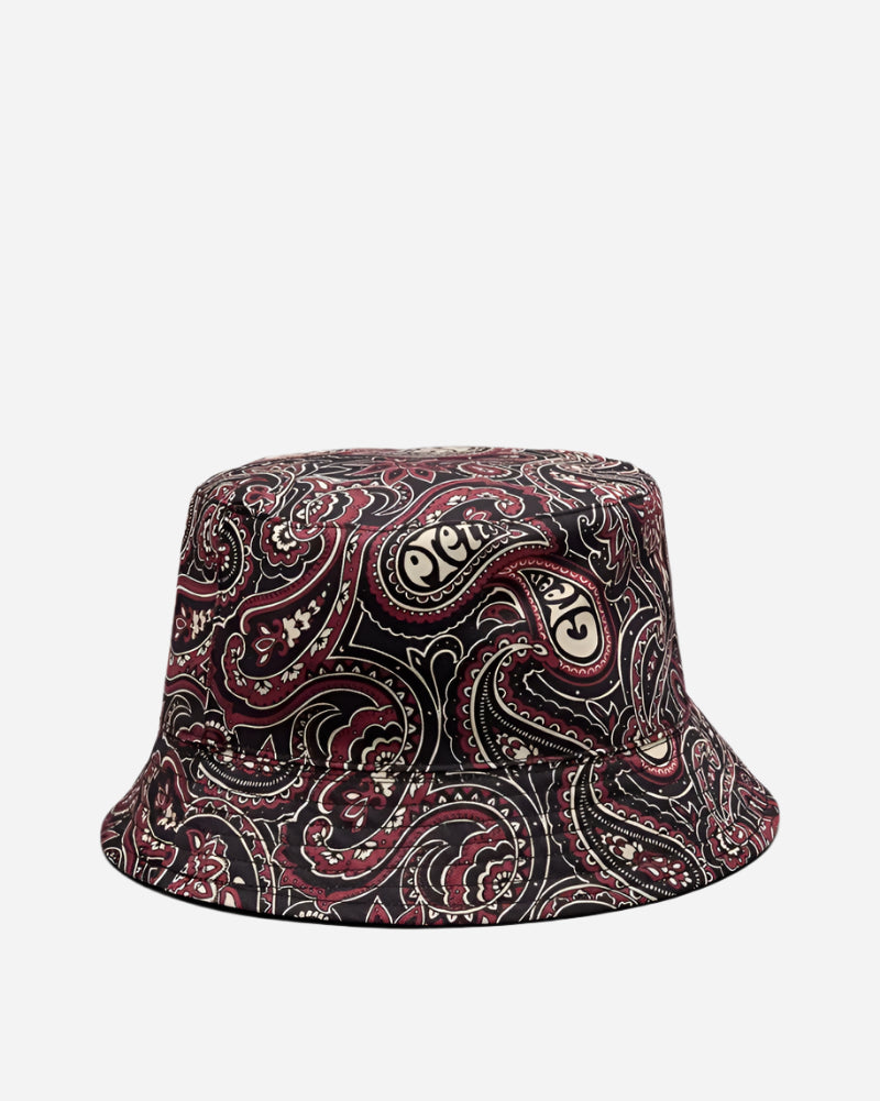 Pretty Green Reversible Paisley Bucket Hat Black/Paisley