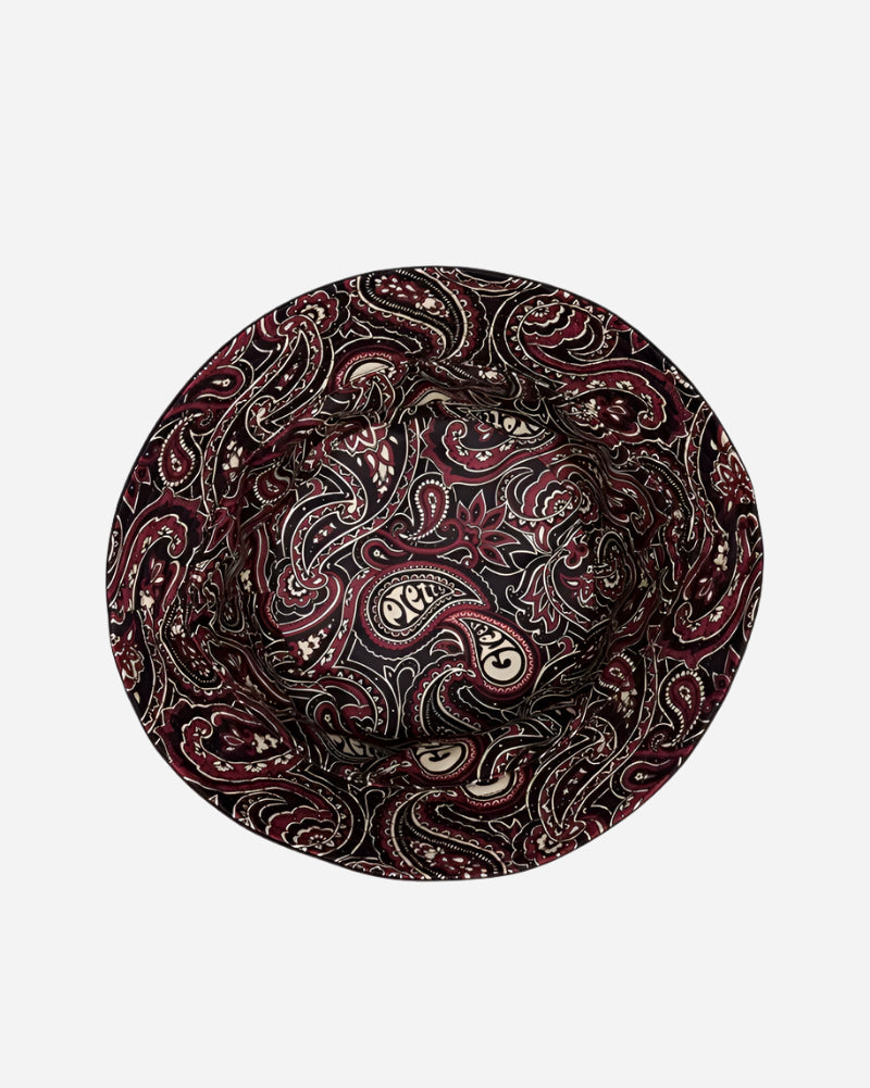 Pretty Green Reversible Paisley Bucket Hat Black/Paisley