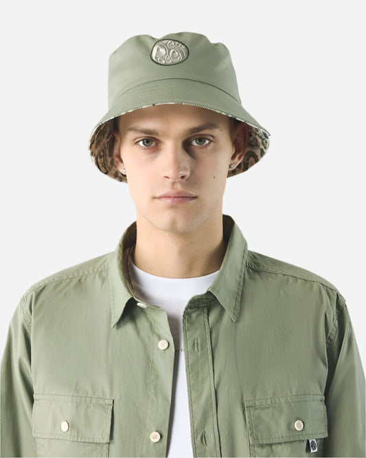 Pretty Green Reversible Bucket Hat Aquarelle/Green