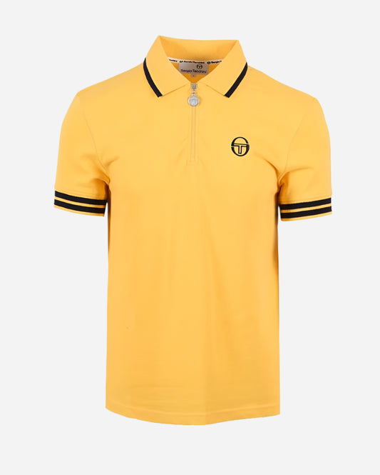 Sergio Tacchini NEW ICEBERG Zip Polo Daffodil