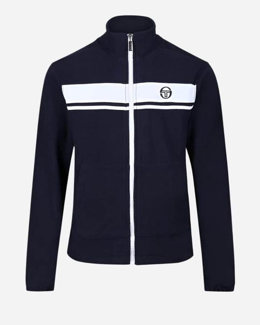 Sergio Tacchini YOUNG LINE Fleece Track Top Maritime Blue