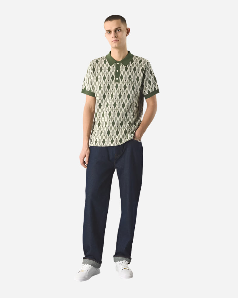 Pretty Green TENOR Knit Polo Green