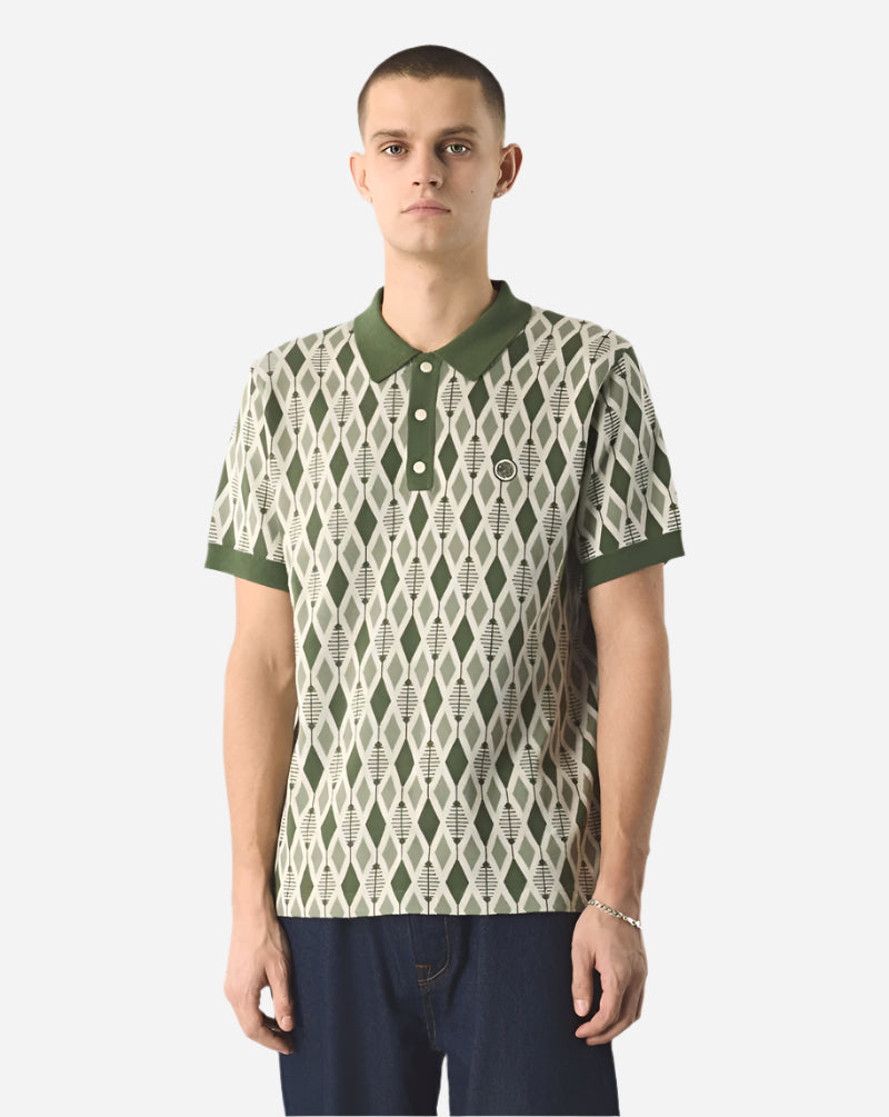 Pretty Green TENOR Knit Polo Green