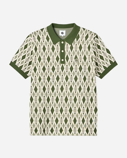 Pretty Green TENOR Knit Polo Green