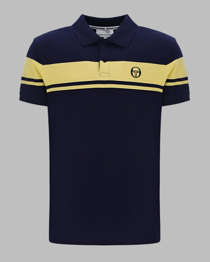 Sergio Tacchini YOUNG LINE Polo Maritime Blue/Lemon Drop