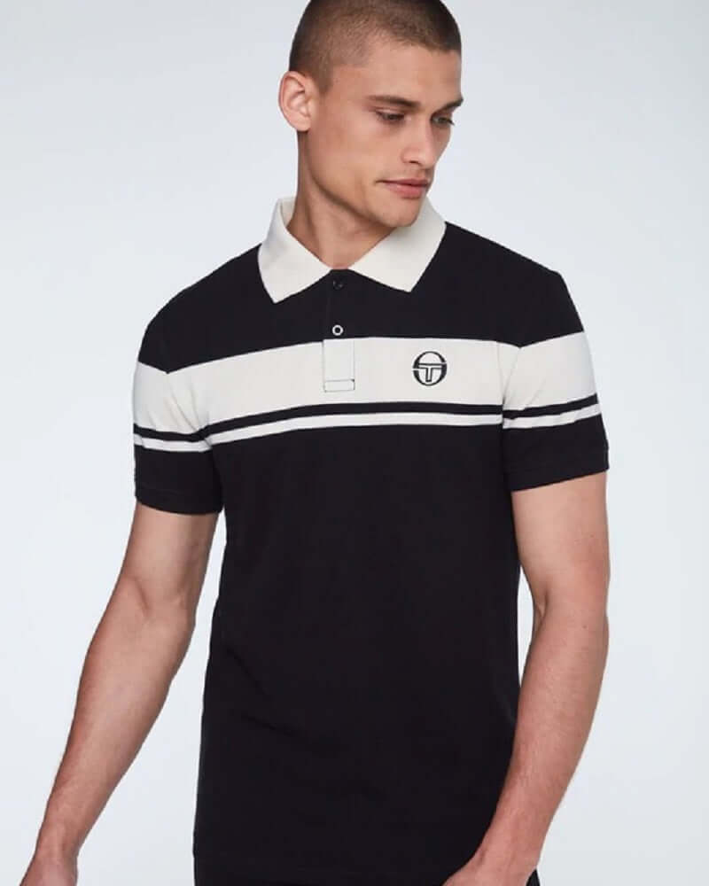 Sergio Tacchini Young Line Polo Black/Gardenia Sergio Tacchini