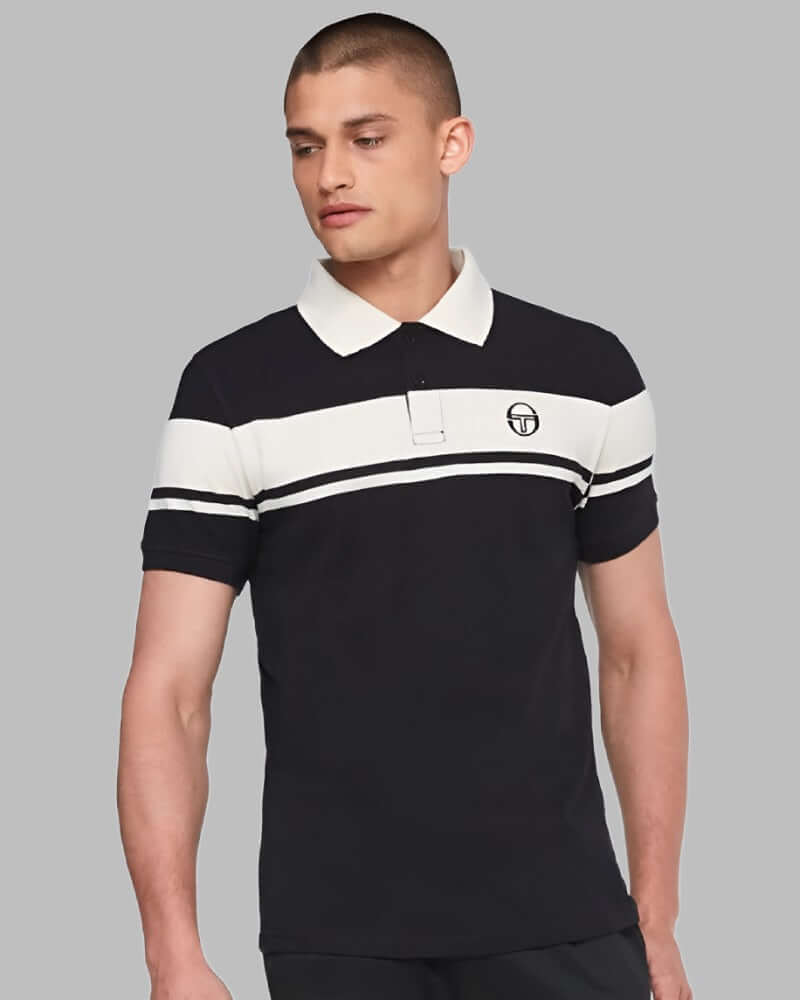 Sergio Tacchini Young Line Polo Black/Gardenia Sergio Tacchini